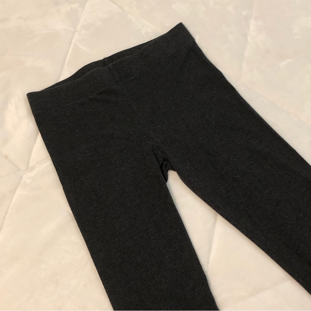 Nicole Miller Gray Heather Casual Cotton Leggings